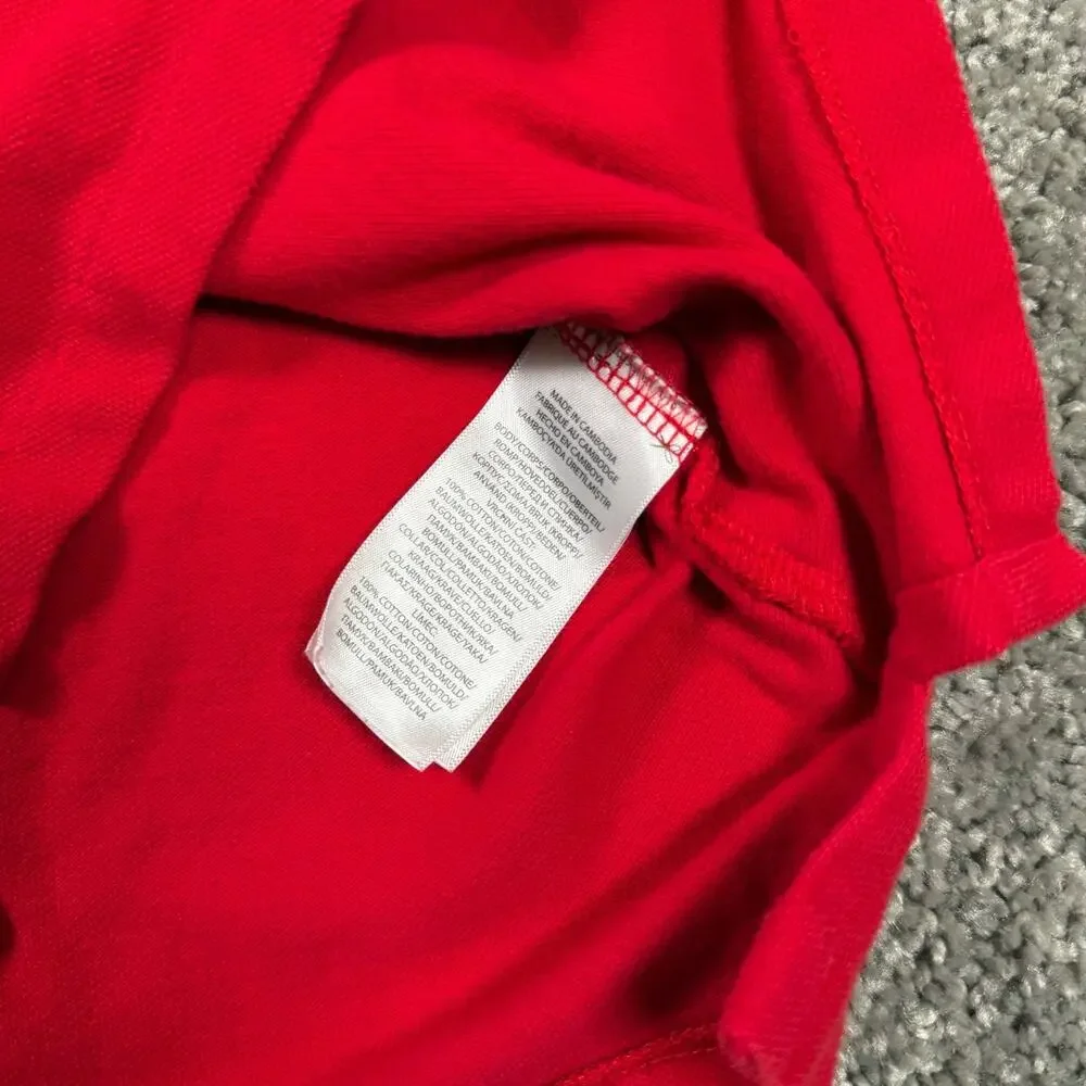 Polo Ralph Lauren Ski Bear Long Sleeve Polo Shirt Red Toddler 5